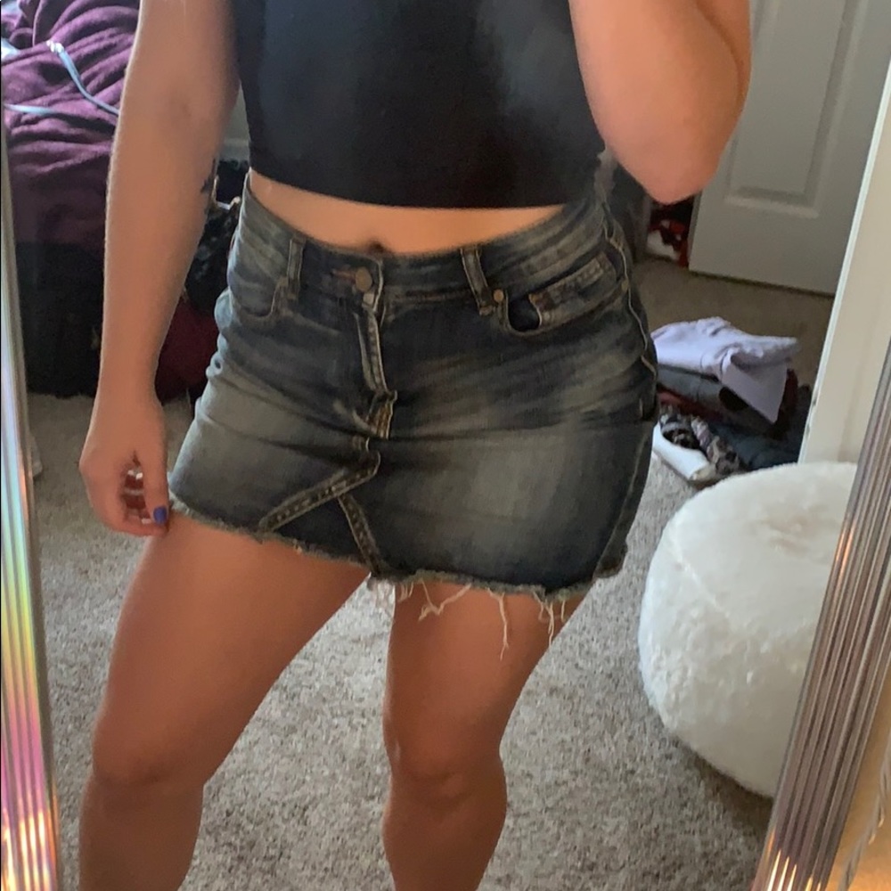 denim skirt